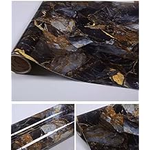 Yancorp 17 9 X78 7 Dark Blue Black Marble Contact Paper Removable