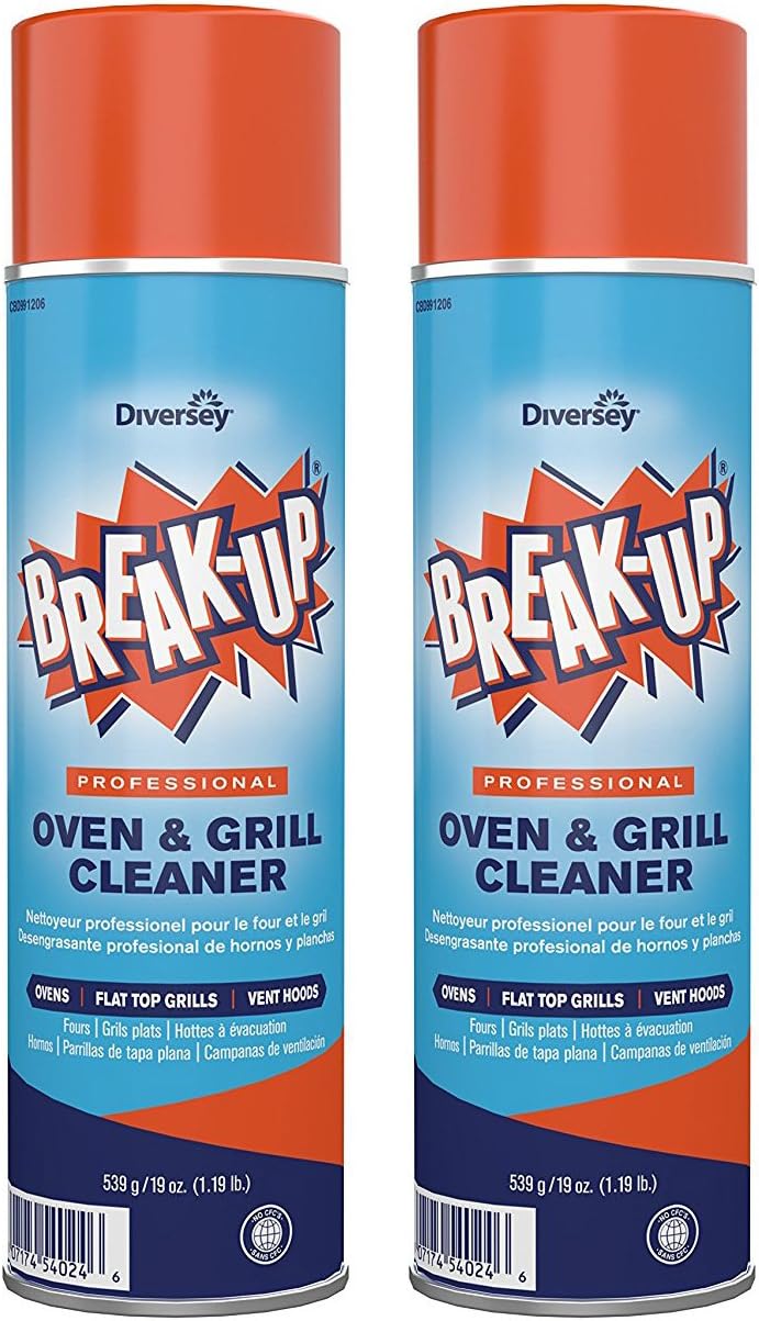 فرن Diversey Break-Up Professional & amp؛ منظف الشواء ، الهباء الجوي ، 19 أونصة. 2 عبوة 2